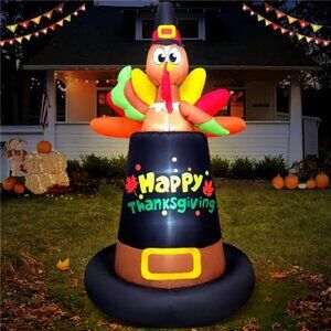 8FT Thanksgiving Inflatables Outdoor Decoration Inflatable Turkey
